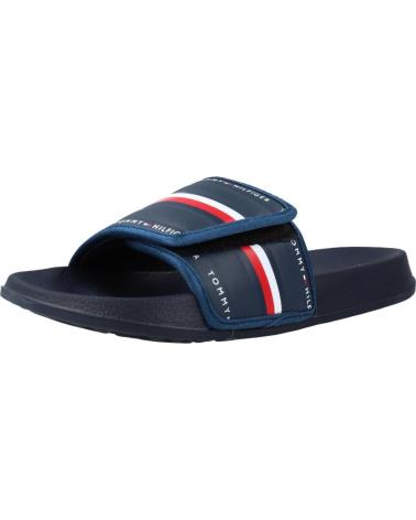 TOMMY HILFIGER CIABATTA MAXI VE POOL SLIDES NAVY BLUE AZUL