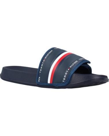 TOMMY HILFIGER CIABATTA MAXI VE POOL SLIDES NAVY BLUE AZUL