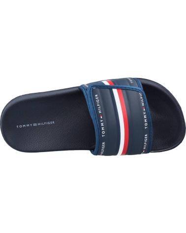 TOMMY HILFIGER CIABATTA MAXI VE POOL SLIDES NAVY BLUE AZUL