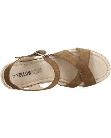 Sandalen-De-Mujer-YELLOW-SANDALIAS-MUJER-MODELO-MIDTOWN-COLOR-MARRON-CASTANO