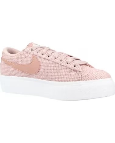 NIKE ZAPATILLAS BLAZER LOW PLATFORM PINK OXFORD 600