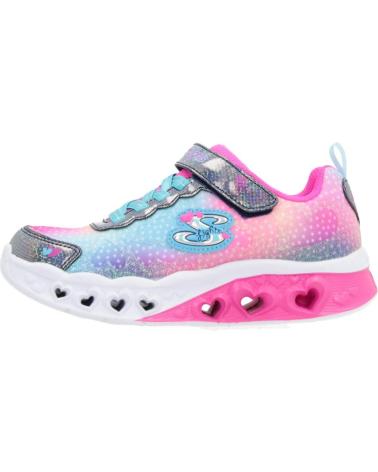 Sportivo per Bambina SKECHERS ZAPATILLAS NINA MODELO FLUTTER HEART LIGHTS-SIMPLY COLOR ROS NVMT