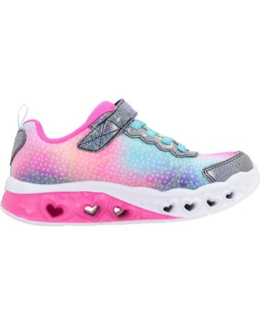 Sneaker für Mädchen SKECHERS ZAPATILLAS NINA MODELO FLUTTER HEART LIGHTS-SIMPLY COLOR ROS NVMT