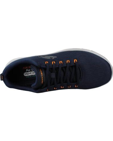 SKECHERS EQUALIZER 5.0 232519 BASKETS BLEU MARINE ORANGE NVOR