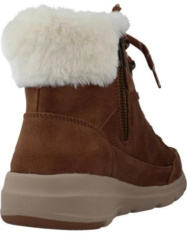 Woman Mid boots SKECHERS BOTINES MUJER MODELO GLACIAL ULTRA COLOR MARRON CSNT