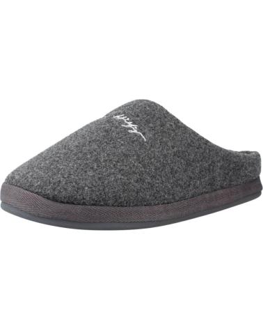 Hausschuhe für Damen TOMMY HILFIGER ZAPATILLAS HOGAR HOMBRE MODELO SLIPPER FELT COLOR GRIS PTYDK PTYDKASH