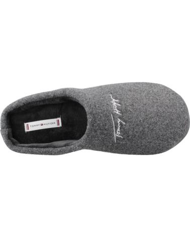 Hausschuhe für Damen TOMMY HILFIGER ZAPATILLAS HOGAR HOMBRE MODELO SLIPPER FELT COLOR GRIS PTYDK PTYDKASH
