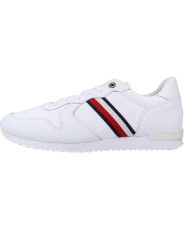 Scarpe sport per Uomo TOMMY HILFIGER ZAPATILLAS ICONIC RUNNER WHITE