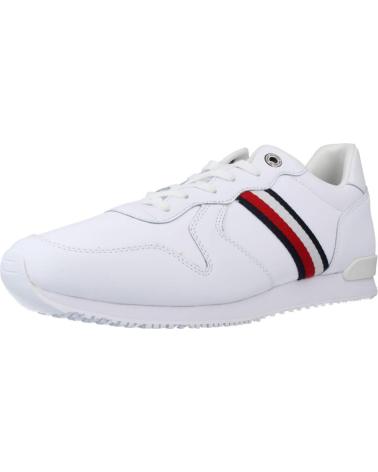 Scarpe sport per Uomo TOMMY HILFIGER ZAPATILLAS ICONIC RUNNER WHITE
