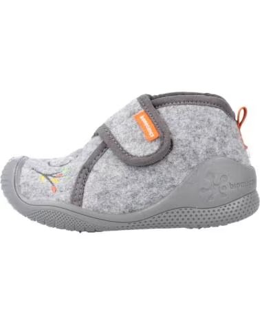 BIOMECANICS BIOHOME 221291-B HAUSSCHUHE PANTOFFELN GRAU GREY