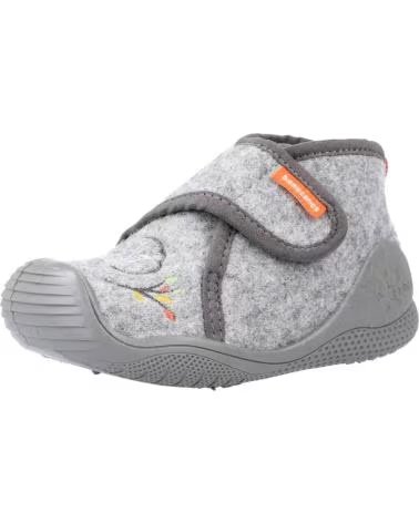 BIOMECANICS BIOHOME 221291-B HAUSSCHUHE PANTOFFELN GRAU GREY