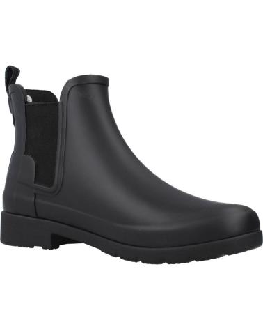 Stiefel für Damen HUNTER BOTINES MUJER MODELO REFINED CHELSEA COLOR NEGRO BLK