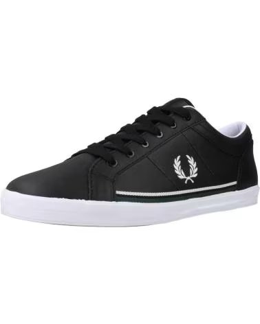 FRED PERRY BASELINE TIPPED HERREN SNEAKER 102BLACK