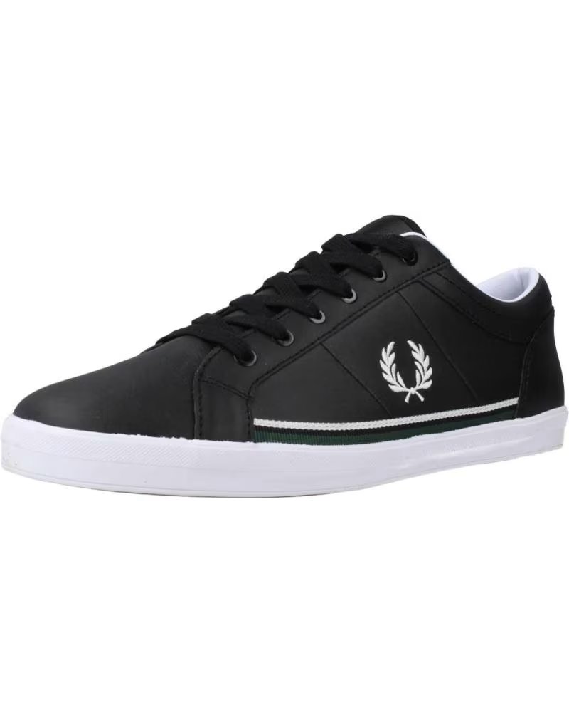 FRED PERRY BASELINE TIPPED HERREN SNEAKER 102BLACK