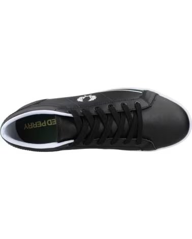 FRED PERRY BASELINE TIPPED HERREN SNEAKER 102BLACK