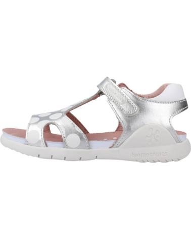 Sandálias de Menina e Menino BIOMECANICS METALCRIS Y ESTAMPADO BLANCO