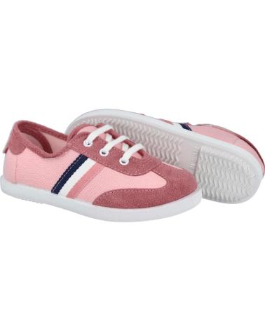 Deportivas de Niña ANDREA RUIZ 368 ZAPATILLAS DE LONA PARA NIÑAS ROSA