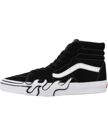 Scarpe sport per Uomo VANS OFF THE WALL ZAPATILLAS HOMBRE VANS MODELO SK8-HI FLAME COLOR NEGRO BLCKW BLCKWHT