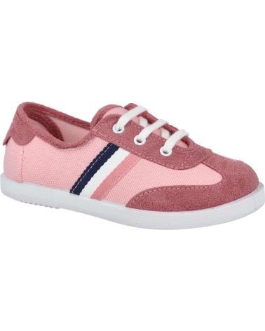 Deportivas de Niña ANDREA RUIZ 368 ZAPATILLAS DE LONA PARA NIÑAS ROSA