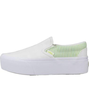 Scarpe sport per Donna VANS OFF THE WALL ZAPATILLAS MUJER VANS MODELO CLASSIC SLIP-O COLOR BLANCO GRE GREENWHT