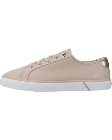 Sportschuhe-De-Mujer-TOMMY-HILFIGER-ZAPATILLAS-MUJER-MODELO-LACE-UP-VULC-COLOR-NUDE-TRY