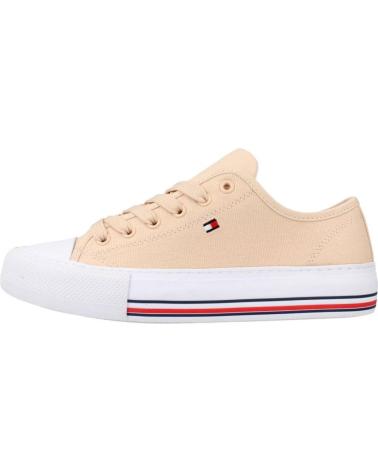 Zapatillas deporte de Niña tommy hilfiger ZAPATILLAS NINA MODELO LACE UP COLOR NUDE NUDE NUDE