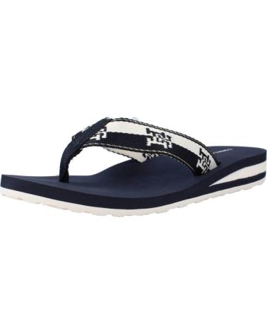 Chanclas-De-Mujer-TOMMY-HILFIGER-CHANCLAS-TH-COLORBLOCK-WEBBING-SANDAL-MARINO