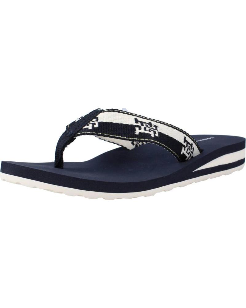 Chanclas-De-Mujer-TOMMY-HILFIGER-CHANCLAS-TH-COLORBLOCK-WEBBING-SANDAL-MARINO