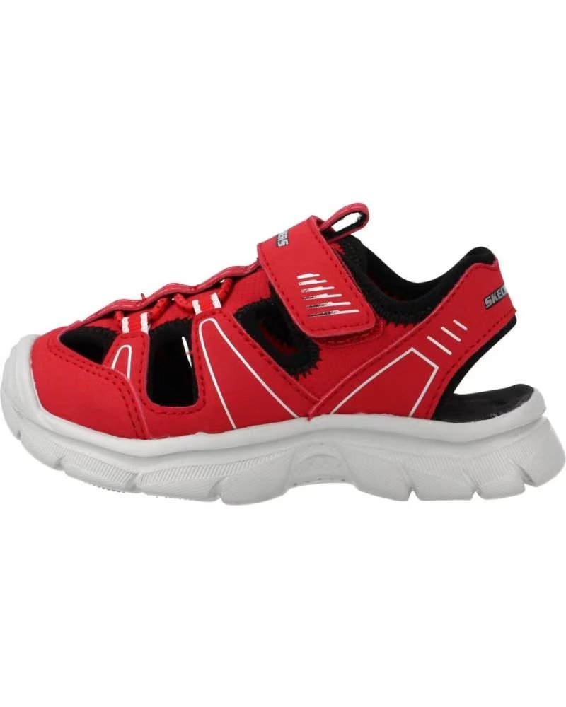SANDÁLIAS ESPORTIVAS SKECHERS 406520210012 VERMELHAS AJUSTÁVEIS ROJO