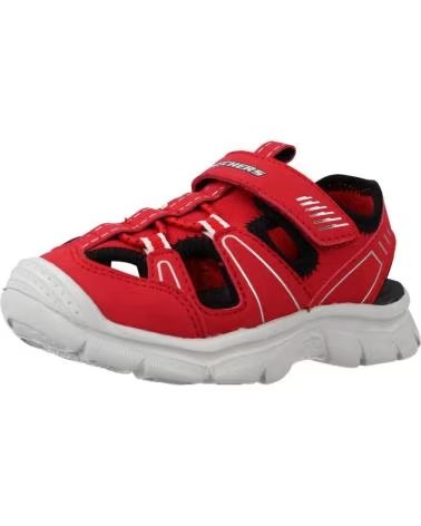 SANDÁLIAS ESPORTIVAS SKECHERS 406520210012 VERMELHAS AJUSTÁVEIS ROJO