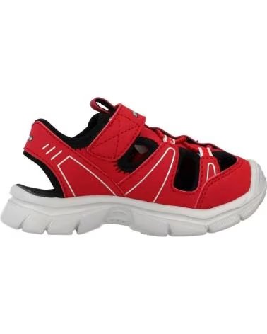 SANDÁLIAS ESPORTIVAS SKECHERS 406520210012 VERMELHAS AJUSTÁVEIS ROJO
