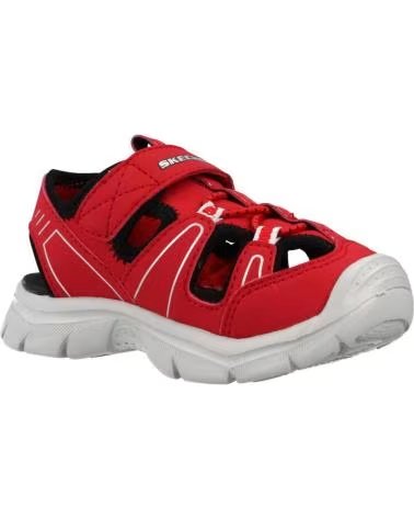 SANDÁLIAS ESPORTIVAS SKECHERS 406520210012 VERMELHAS AJUSTÁVEIS ROJO