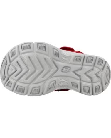 SANDÁLIAS ESPORTIVAS SKECHERS 406520210012 VERMELHAS AJUSTÁVEIS ROJO