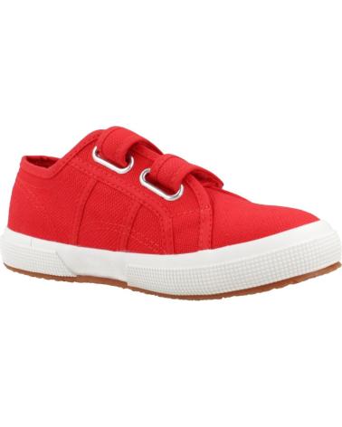 Sportif pour Fille SUPERGA ZAPATILLAS NINO MODELO S0003E0 COLOR ROJO C90REDWHT