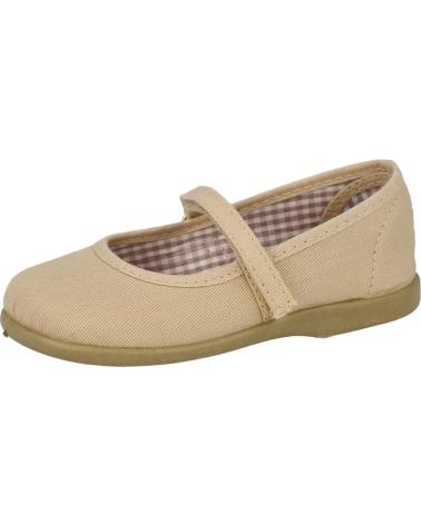 girl shoes BUBBLE BOBBLE 950 MERCEDITAS LONA NIÑA BEIG