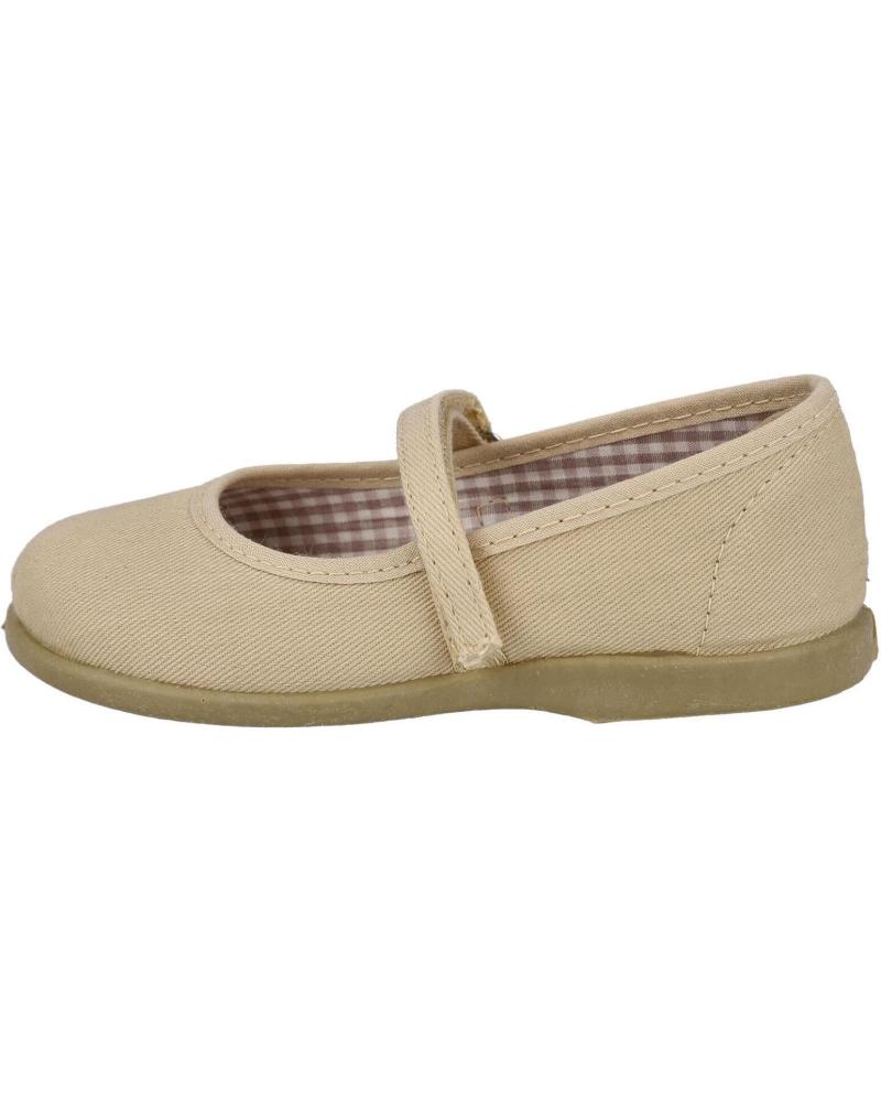 girl shoes BUBBLE BOBBLE 950 MERCEDITAS LONA NIÑA BEIG