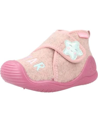 Bebé de Menina GARVALIN PANTUFLA ESTRELLITA 231293-B ROSA