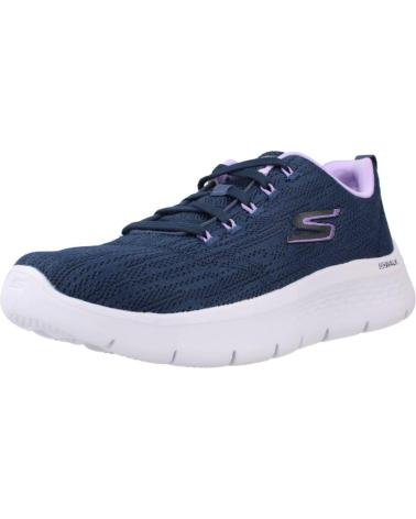 SKECHERS GO WALK FLEX SCARPE DONNA BLU MARINO - REF. 129460 NVLV