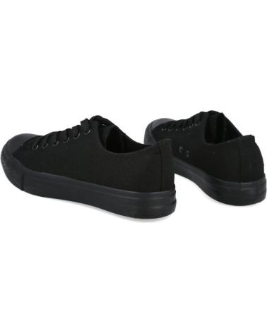 Sportivo per Uomo L&R SHOES ZAPATILLAS LONA DF2001-4 HOMBRE NEGRO