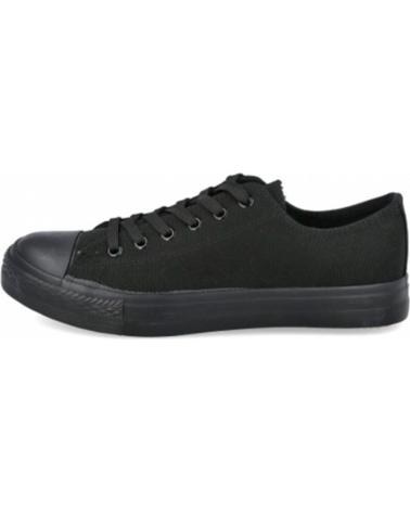 Sportivo per Uomo L&R SHOES ZAPATILLAS LONA DF2001-4 HOMBRE NEGRO