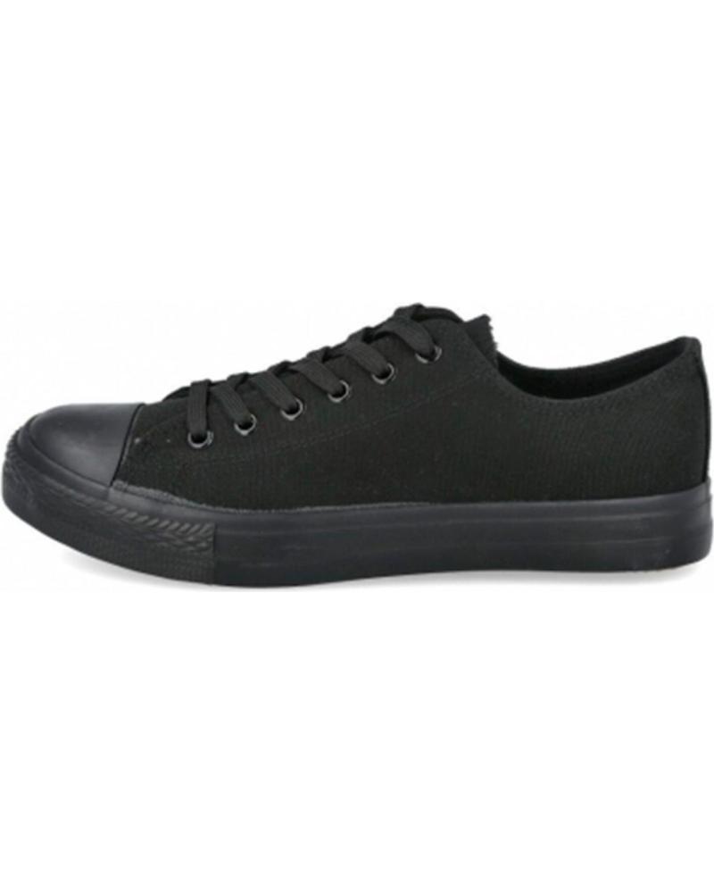 Sportivo per Uomo L&R SHOES ZAPATILLAS LONA DF2001-4 HOMBRE NEGRO