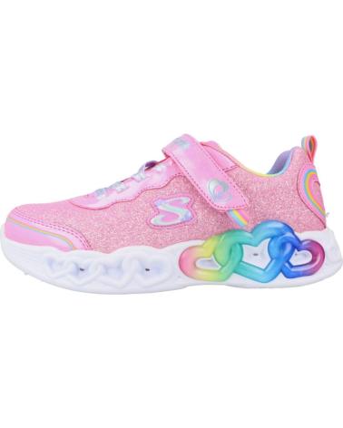Sportif pour Fille SKECHERS ZAPATILLAS NINA MODELO 303751L COLOR ROSA PKMT