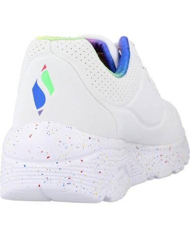 Sportivo per Bambina SKECHERS ZAPATILLAS NINA MODELO UNO LITE COLOR BLANCO WMLT
