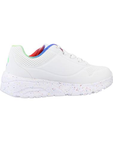 Sportivo per Bambina SKECHERS ZAPATILLAS NINA MODELO UNO LITE COLOR BLANCO WMLT