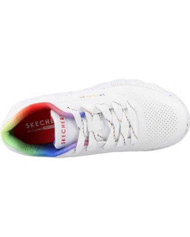 Sportivo per Bambina SKECHERS ZAPATILLAS NINA MODELO UNO LITE COLOR BLANCO WMLT