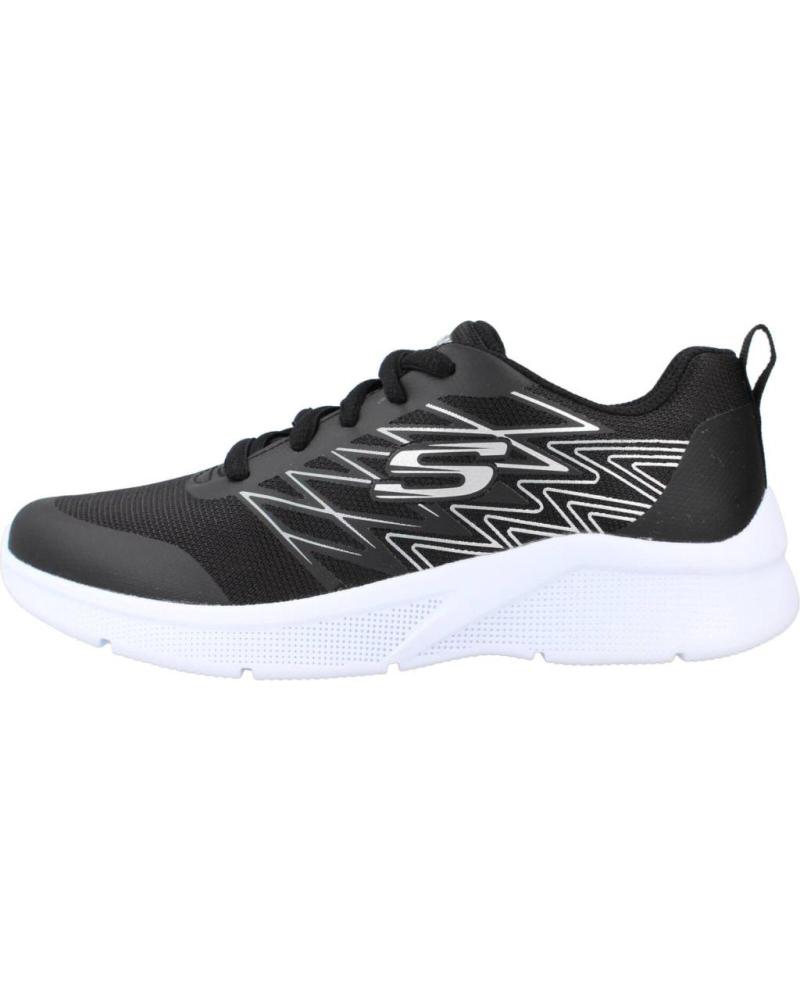 SKECHERS ZAPATILLAS MICROSPEC-Q 403769L-BKSL NEGRO