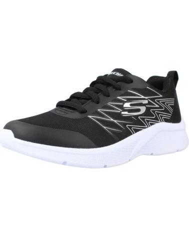SKECHERS ZAPATILLAS MICROSPEC-Q 403769L-BKSL NEGRO