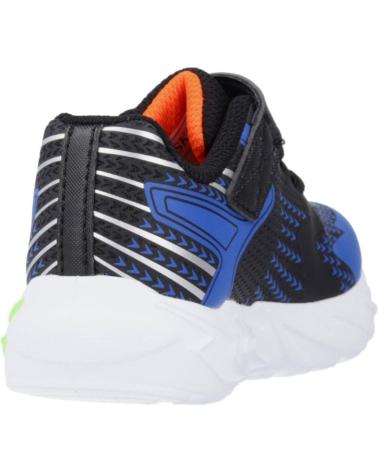 Sportivo per Bambino SKECHERS ZAPATILLAS NINO MODELO FLEX-GLOW BOLT COLOR NEGRO BKBL