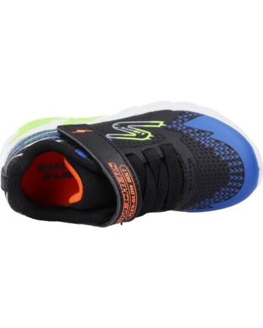 Sportivo per Bambino SKECHERS ZAPATILLAS NINO MODELO FLEX-GLOW BOLT COLOR NEGRO BKBL