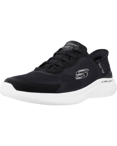 SKECHERS SLIP-INS 232459S BKW BLACK BKW